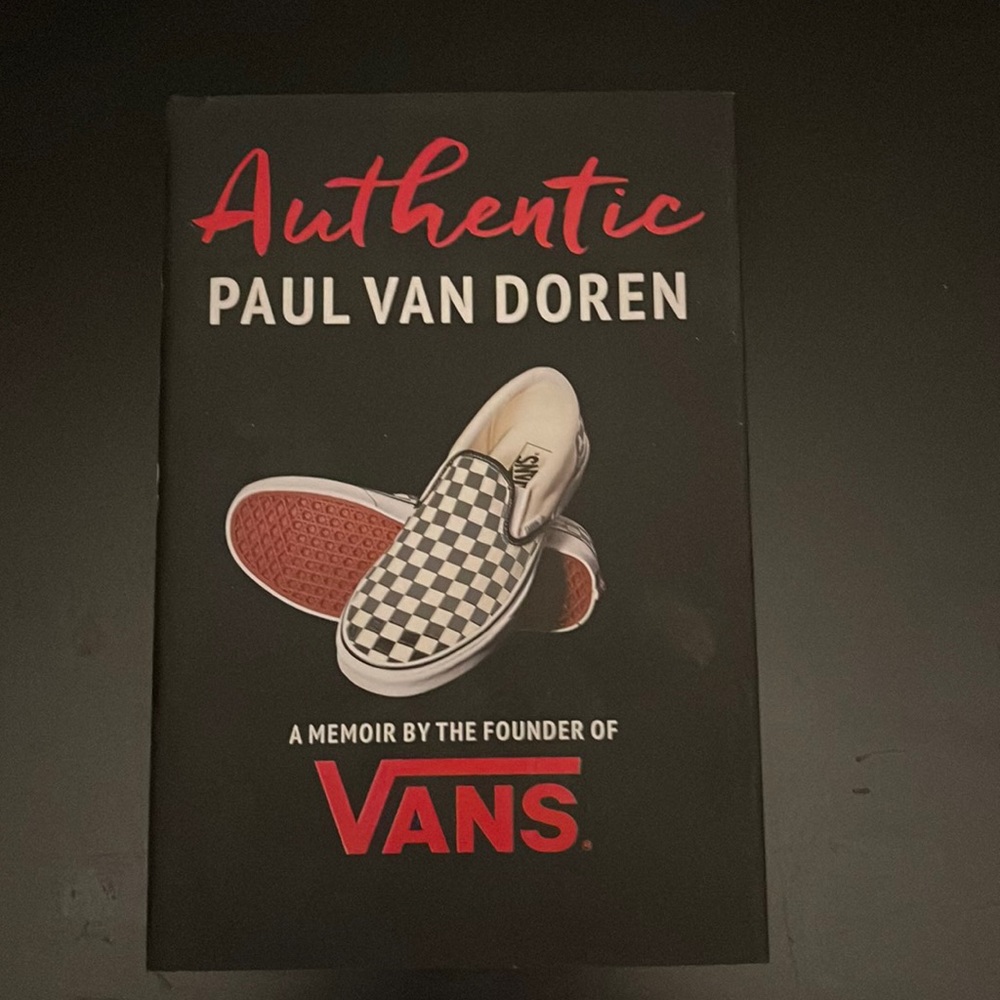 Signed vans book by Paul van doren